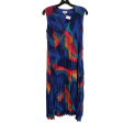 Dress Casual Midi By Nicole Miller In Blue, Size: S Supply