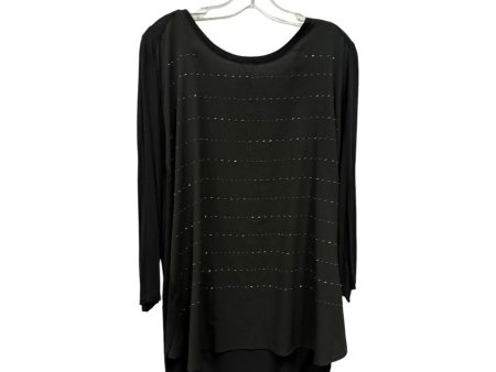 Top Ls By Apt 9 In Black, Size:2X Discount