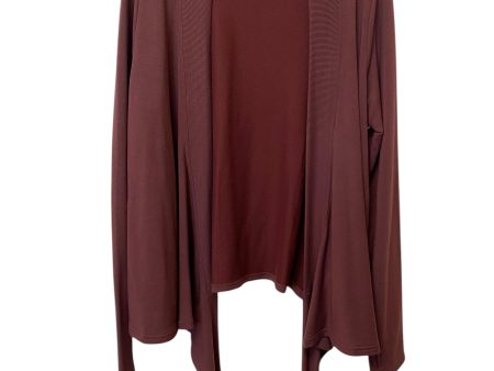 Cardigan By Athleta In Maroon, Size: Xl Hot on Sale