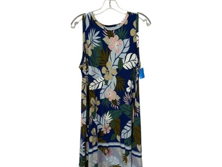 Dress Casual Midi By Loft In Blue, Size:M Online now