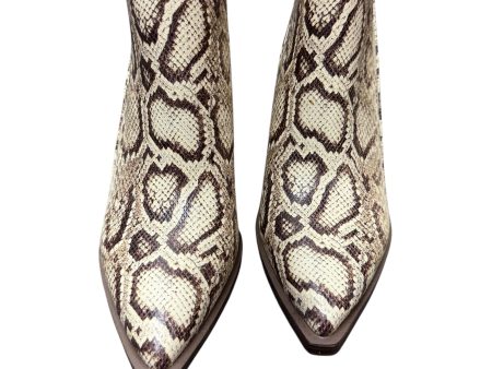 Boots Ankle Heels By Vince Camuto In Snakeskin Print, Size: 9.5 on Sale