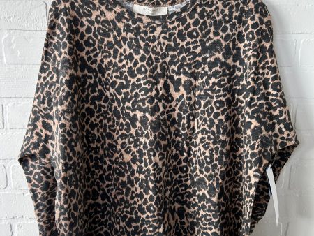 Top Long Sleeve By rapsodia In Animal Print, Size: Xl Supply