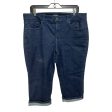 Jeans Cropped By Not Your Daughters Jeans In Blue, Size: 16 Online now