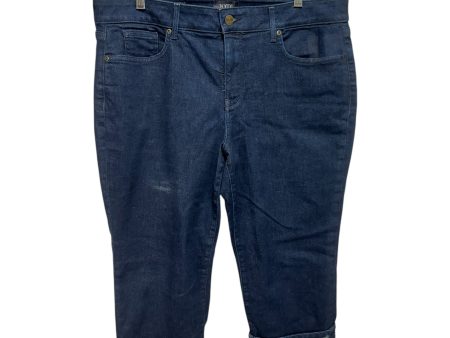 Jeans Cropped By Not Your Daughters Jeans In Blue, Size: 16 Online now