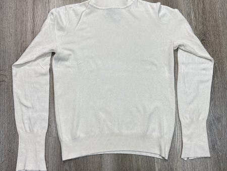 Top Long Sleeve By Skies Are Blue In White, Size: L Discount