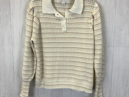 Sweater By Ava & Viv In Cream, Size: 1x Hot on Sale