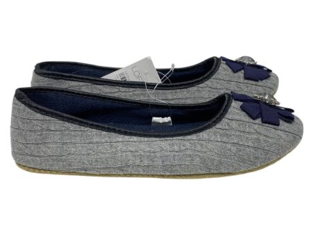 Shoes Flats By Loft In Blue & Grey, Size: 9 For Sale