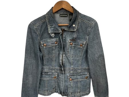 Jacket Denim By Dkny  Size: L Online Hot Sale