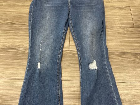 Jeans Boot Cut By Ark And Co In Blue, Size: 14 For Cheap