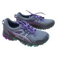 Shoes Athletic By Asics In Grey & Purple, Size: 8 Online now