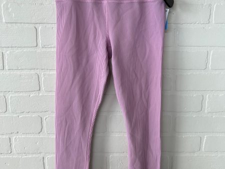 Athletic Leggings By Athleta In Pink, Size: 0 Discount