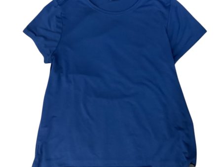 Athletic Top Short Sleeve By Athleta In Blue, Size: M Online Sale