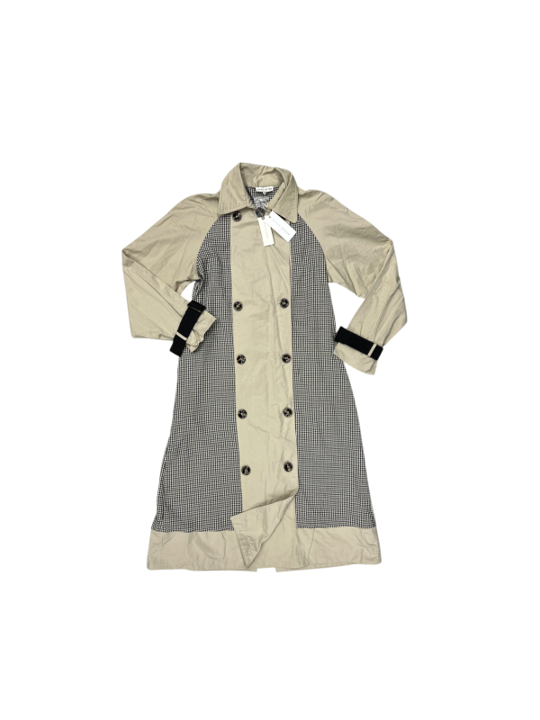 Coat Trench Coat By Moon River In Tan, Size: Xs Discount