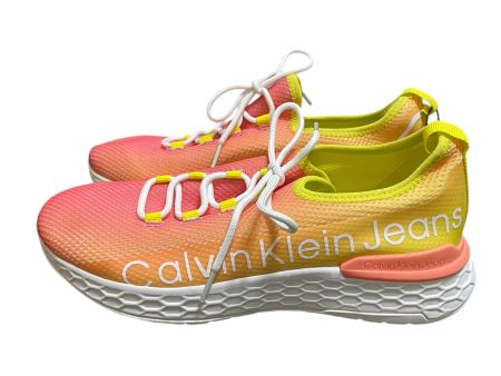 Shoes Athletic By Calvin Klein In Pink, Size: 10 Online Hot Sale