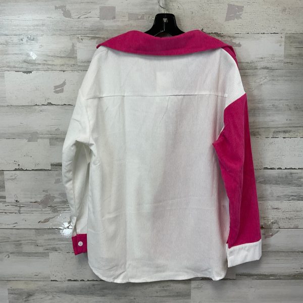 Blouse Long Sleeve By ANNIEWEAR In White, Size: S For Sale