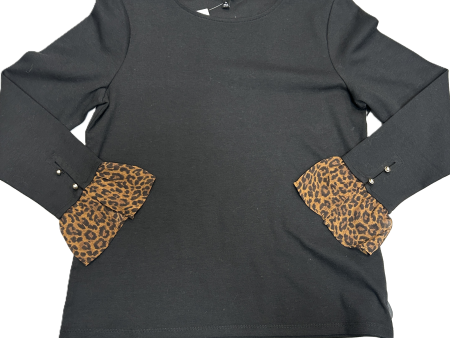 Top Long Sleeve By Talbots In Black, Size: Sp Online Sale