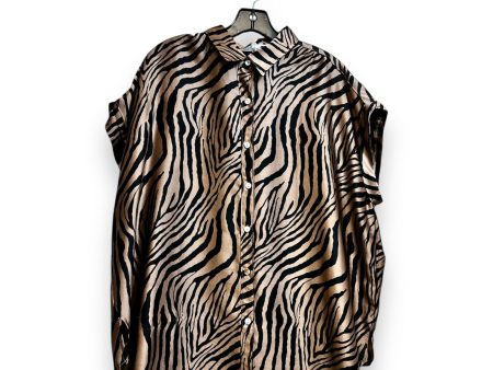 Top Sleeveless By Wishlist In Animal Print, Size: S Hot on Sale