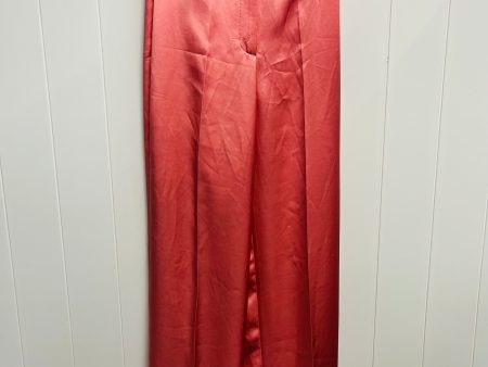 Pants Wide Leg By Zara In Pink, Size: S Cheap