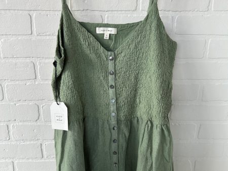 Top Sleeveless By Clothes Mentor In Green, Size: L Online now