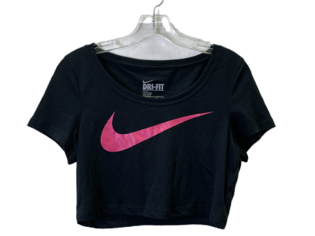 Athletic Top Short Sleeve By Nike Apparel In Black, Size: Xs Online Hot Sale