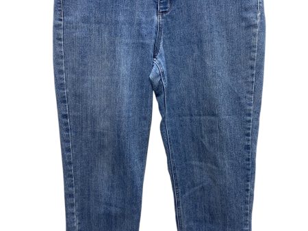 Jeans Cropped By Jones New York In Blue Denim, Size: 10 For Sale