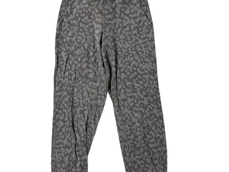 Athletic Pants By Lululemon In Black & Grey, Size: 4 Online Sale