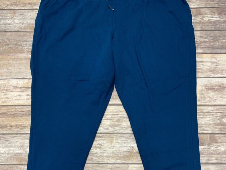 Athletic Pants By Tek Gear In Teal, Size: 3x Online Hot Sale