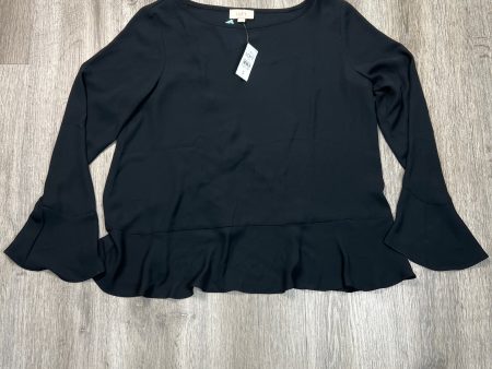 Blouse Long Sleeve By Loft In Black, Size: S Online now