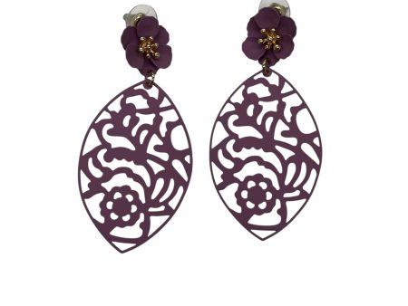 Earrings Dangle Drop By Clothes Mentor In Purple For Discount