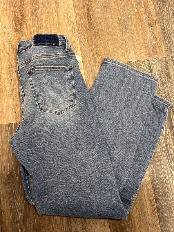 Jeans Straight By Risen In Blue Denim, Size: 5 27 For Cheap