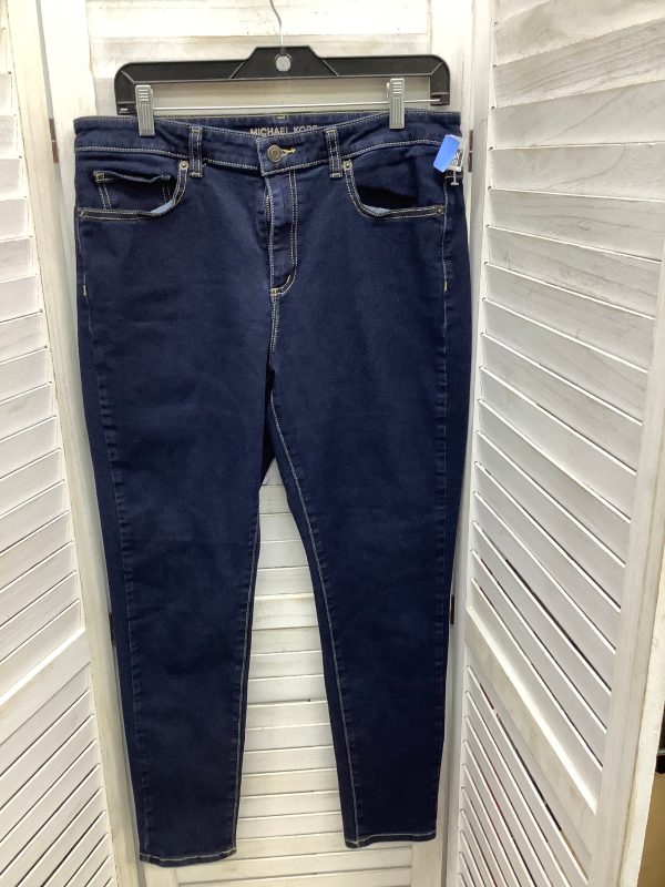 Jeans Boyfriend By Michael Kors In Blue, Size: 14 Supply