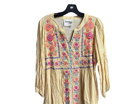 Top Long Sleeve By Savanna Jane In Yellow, Size: S Online