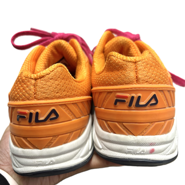 Shoes Athletic By Fila In Orange & Pink, Size: 8.5 For Cheap