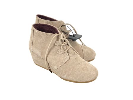 Boots Ankle Heels By Toms In Grey, Size: 9 Fashion