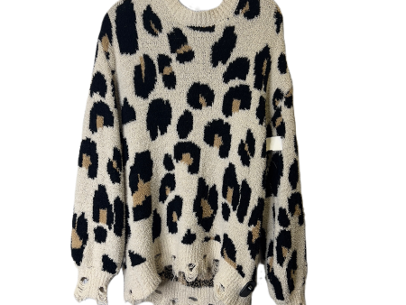 Sweater By Altard State In Animal Print, Size: M Hot on Sale