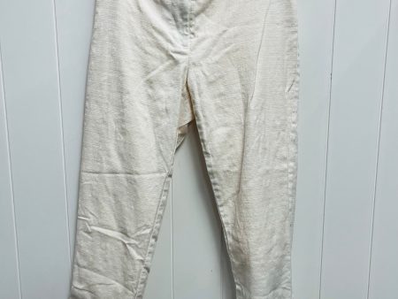 Pants Dress By Anthropologie In White, Size: 6 For Discount