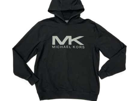 Sweatshirt Hoodie By Michael By Michael Kors In Blue & Grey, Size: L For Discount