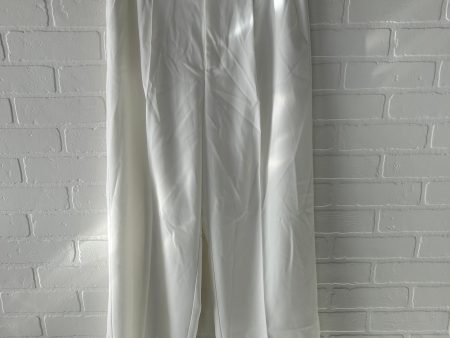 Pants Wide Leg By Clothes Mentor In White, Size: 12 Online Sale