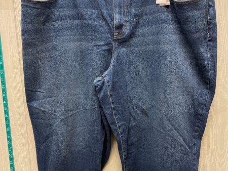 Jeans Cropped By Lane Bryant In Blue Denim, Size: 20 Online Sale