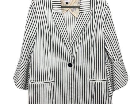 Blazer By Cabi In Striped Pattern, Size: 12 Online Sale