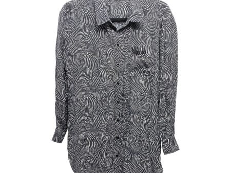 Tunic Long Sleeve By Essentiel Antwerp In Black & Cream, Size: S For Cheap