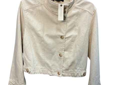 Jacket Denim By Anthropologie In Cream, Size: S Hot on Sale