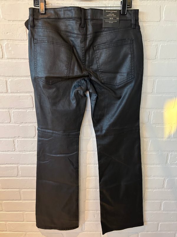 Jeans Boot Cut By Banana Republic In Black, Size: 10p For Cheap