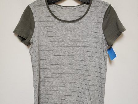 Athletic Top Short Sleeve By Lululemon In Striped Pattern, Size: Xs For Sale