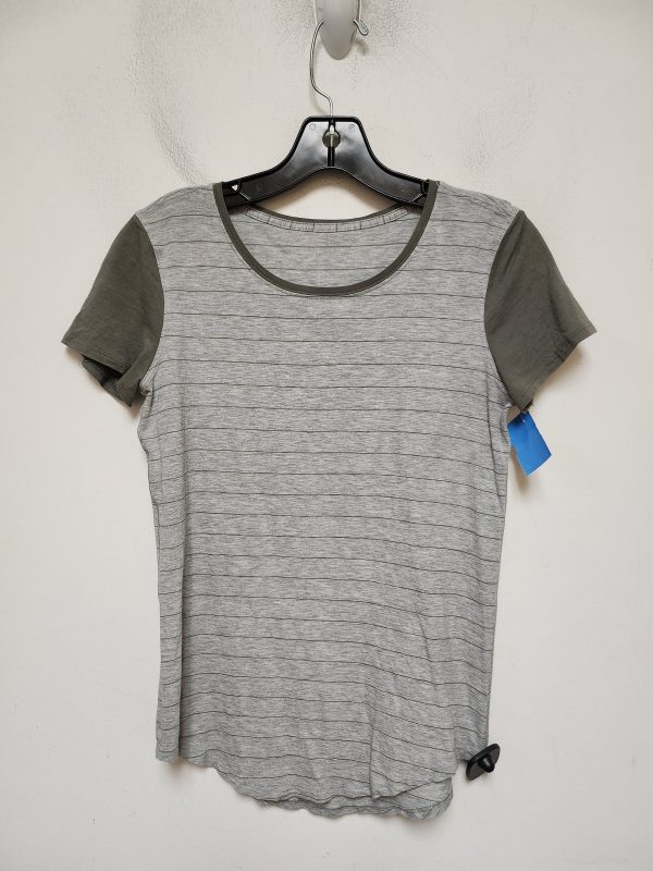 Athletic Top Short Sleeve By Lululemon In Striped Pattern, Size: Xs For Sale