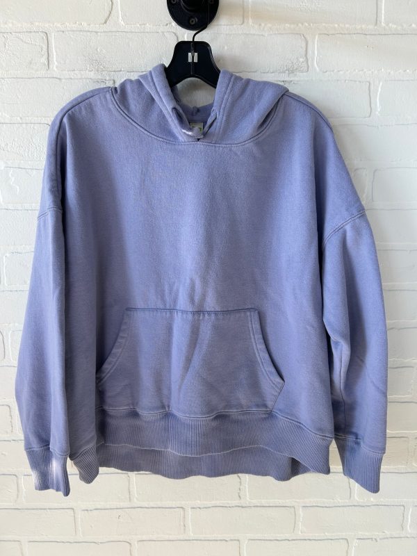 Sweatshirt Hoodie By Green Tea In Purple, Size: Xl Online Sale