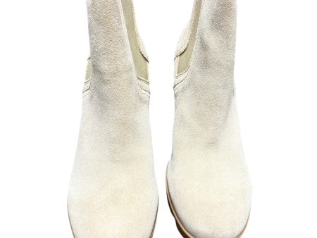 Boots Ankle Heels By Sorel In Cream, Size: 7.5 For Sale