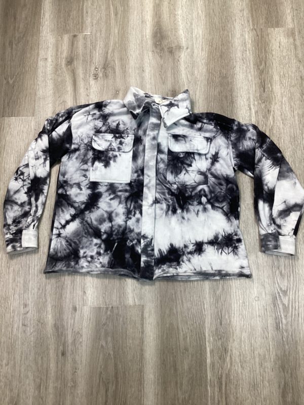 Jacket Shirt By Entro In Tie Dye Print, Size: S Fashion