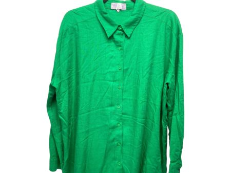 Top Long Sleeve Basic By Clothes Mentor In Green, Size: S Online Hot Sale