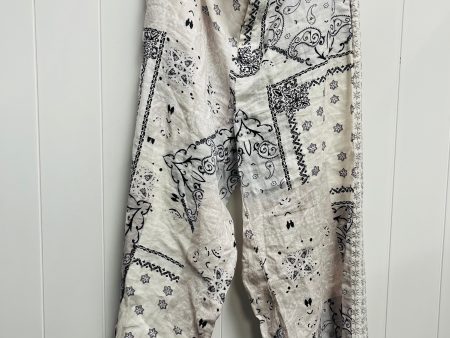 Pants Wide Leg By Johnny Was In Black & Cream, Size: Xl For Cheap